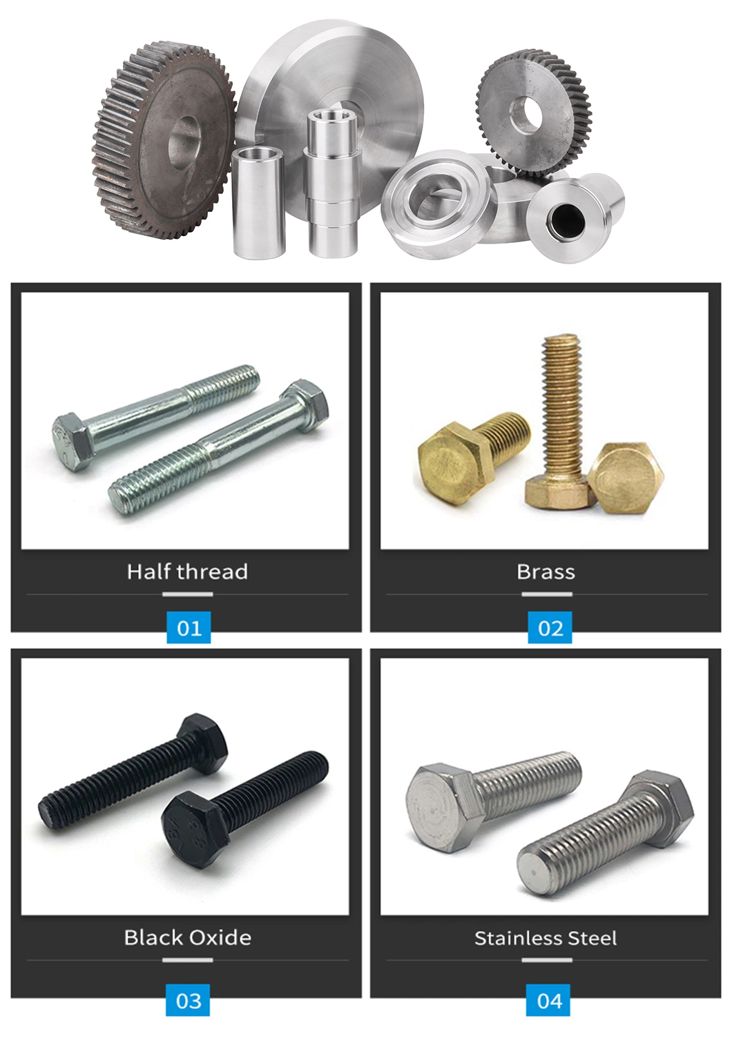 Stainless Steel Square Head Bolt with China Factory