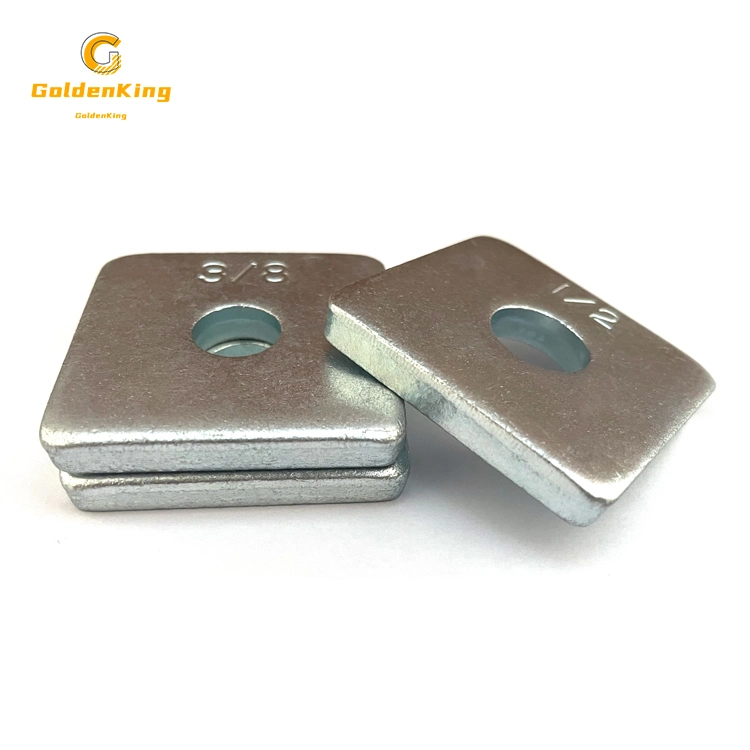 Galvanized Square Washer Carbon Steel Square Spacers