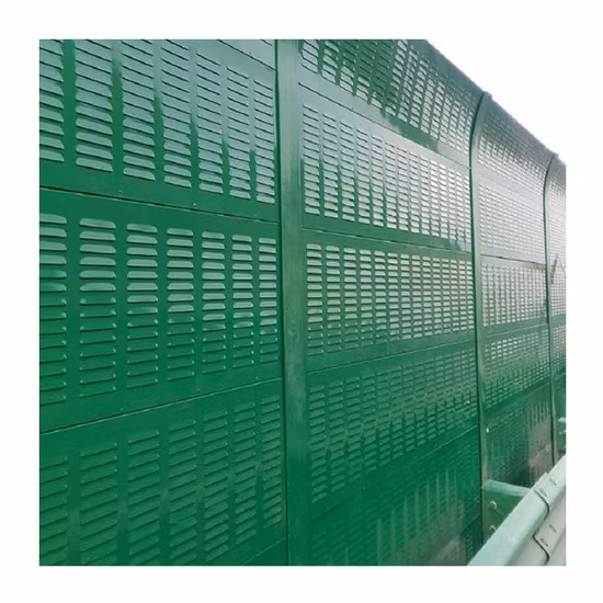 Galvanized Steel Sheet White/Green/Blue Acoustic Highways Sound Noise Barriers